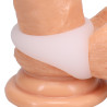 RockSolid by Doc Johnson Ballstretcher en silicone The Stretcher Blanc